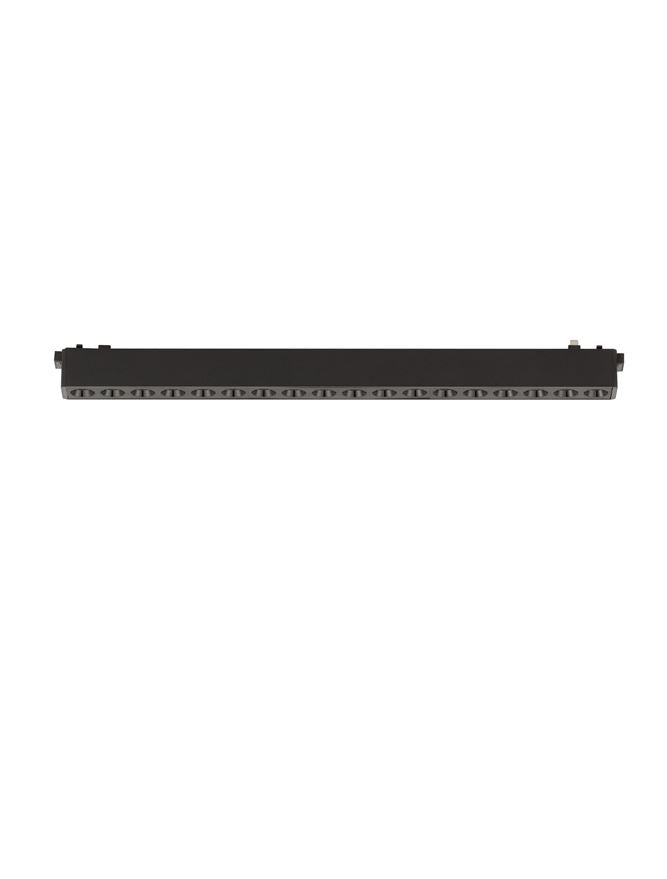 Магнитен спот 48V FLAT LED 18W 3000K Черен леят алуминий L34см