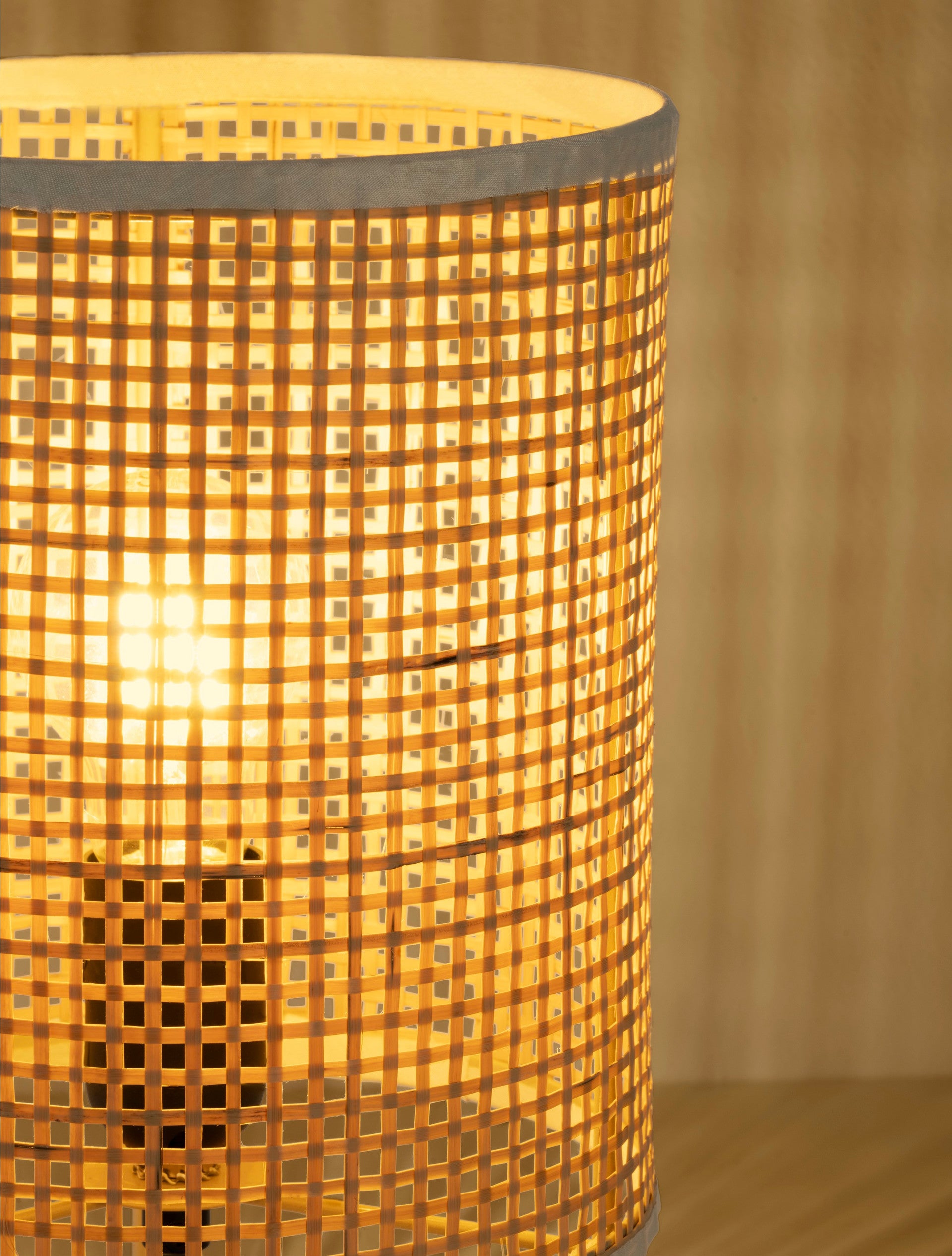 Висящо осветително тяло (пендел) CANTO 12W LED E27 Натурален ратан
