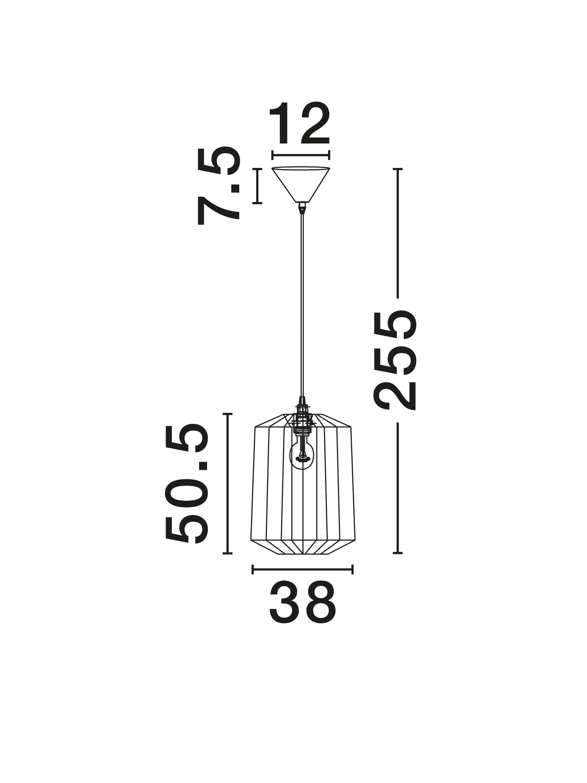 Подова лампа DENA 12W LED E27 Пясъчно черен стоманен корпус ⌀38 H255см