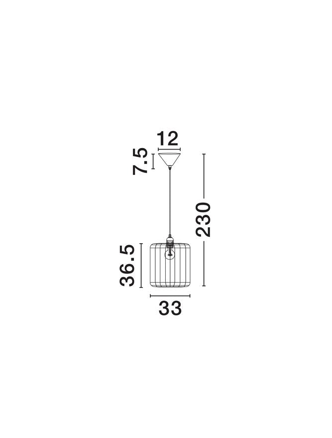 Подова лампа ABBY 12W LED E27 Пясъчно черен стоманен корпус ⌀33 H230см