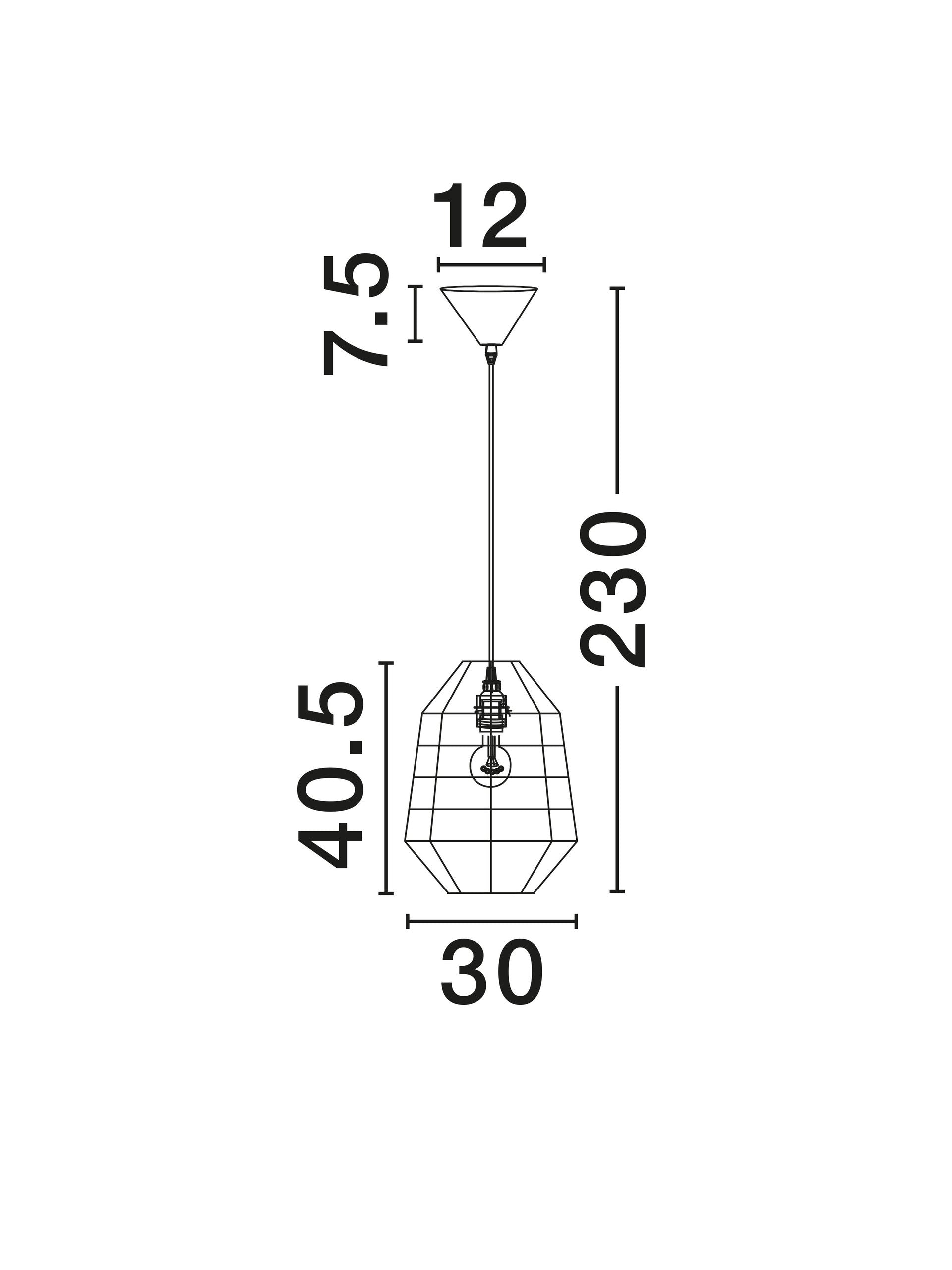 Подова лампа COPOS 12W LED E27 Пясъчно черен стоманен