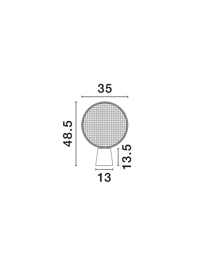 Висящо осветително тяло (пендел) TIERA 12W LED E27 Натурален ратан Пясъчно черен метален