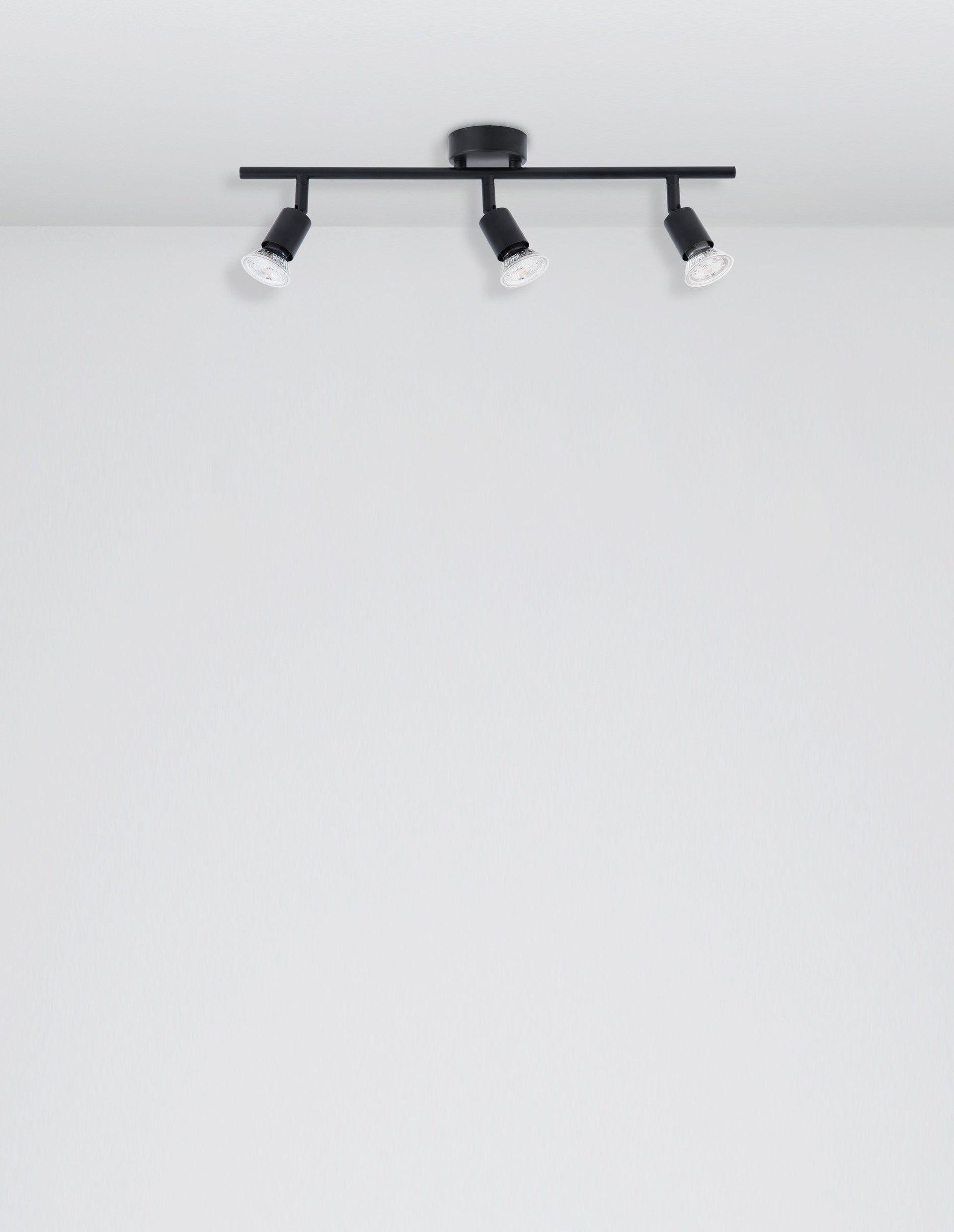 Висящо осветително тяло (пендел) LUP LED GU10 3x10W Матово черен