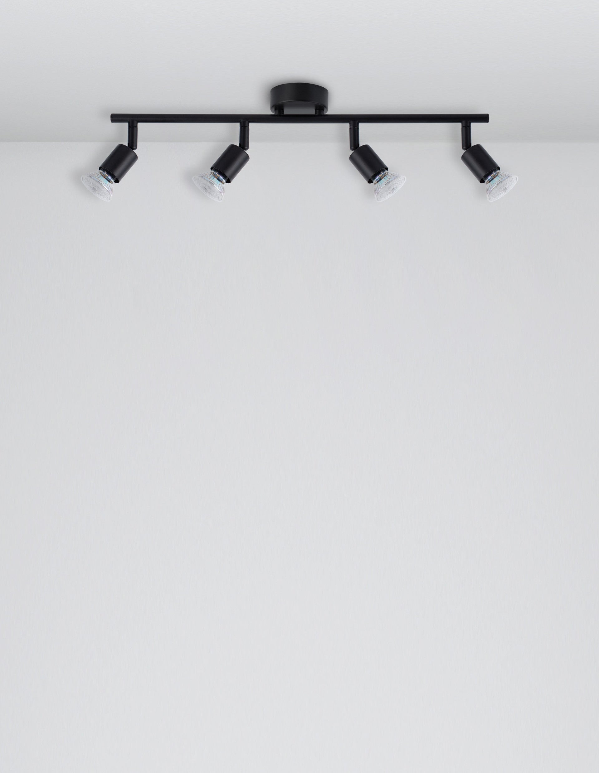 Окачена лампа LUP LED GU10 4x10W Мат Черен