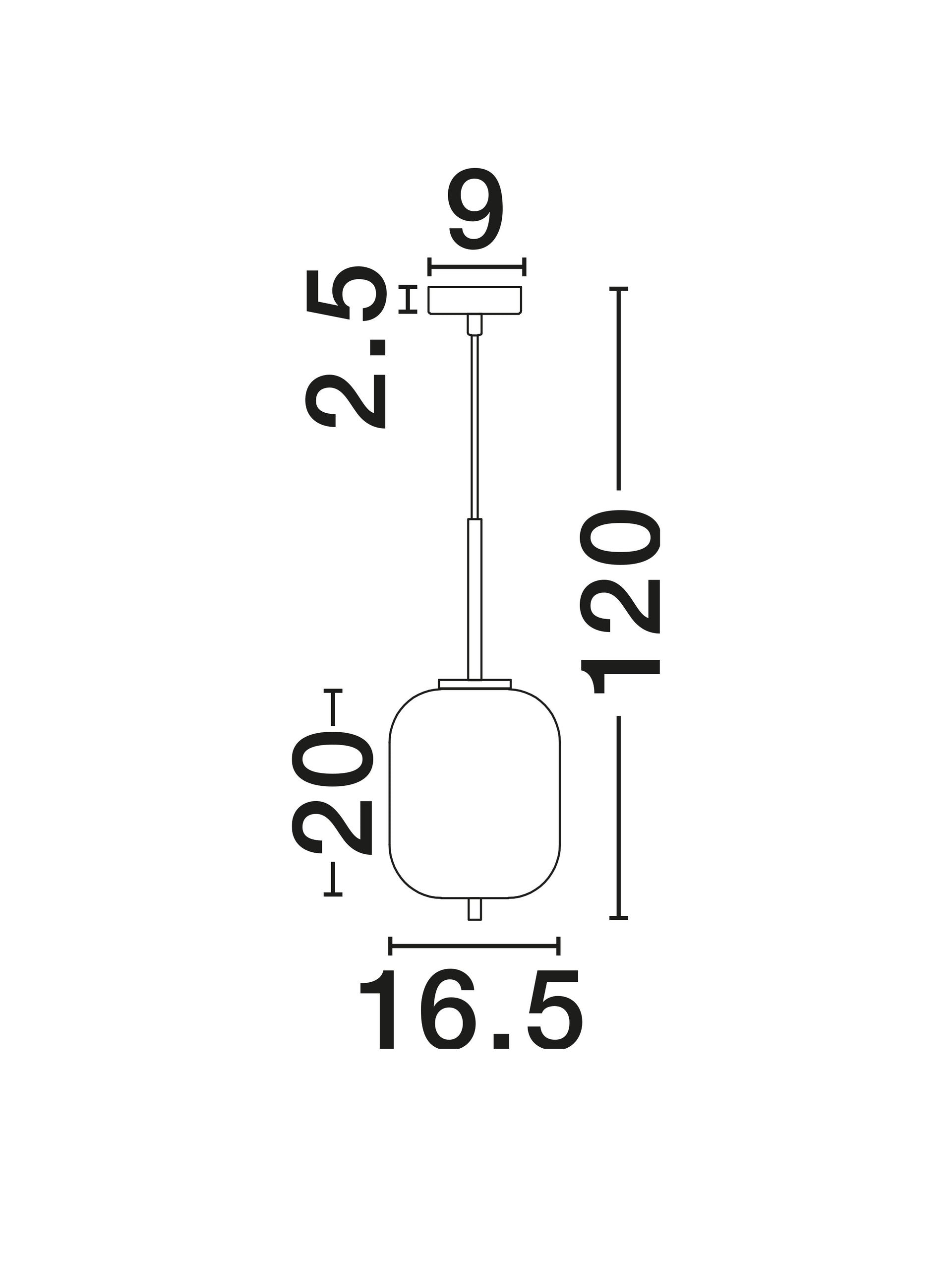 Висяща лампа LATO 5W E14 Черно опалово стъкло Черен текстилен кабел ⌀16.5 H120cm Регулируема височина