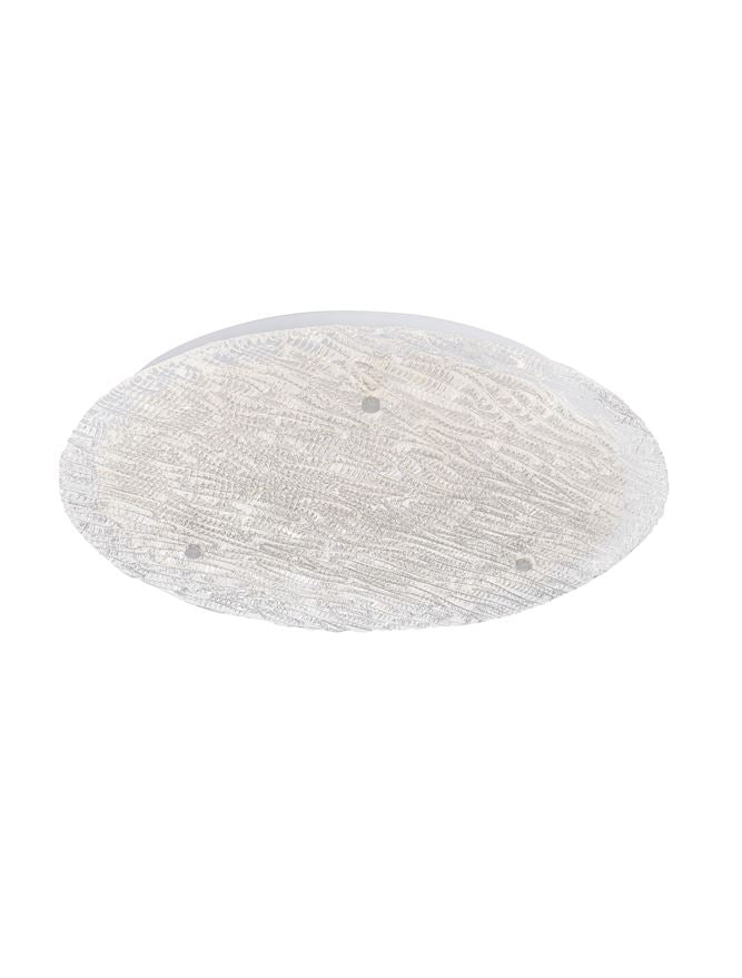 Висящо осветително тяло (пендел) WING 40W LED Бял метал Стъкло