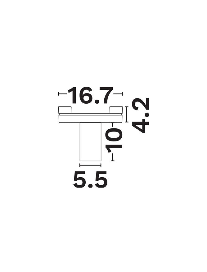 Техническо осветление SYMMETRIC LED 6W 3000K RA90 DC24V матово черен алуминий D5.5 H10см