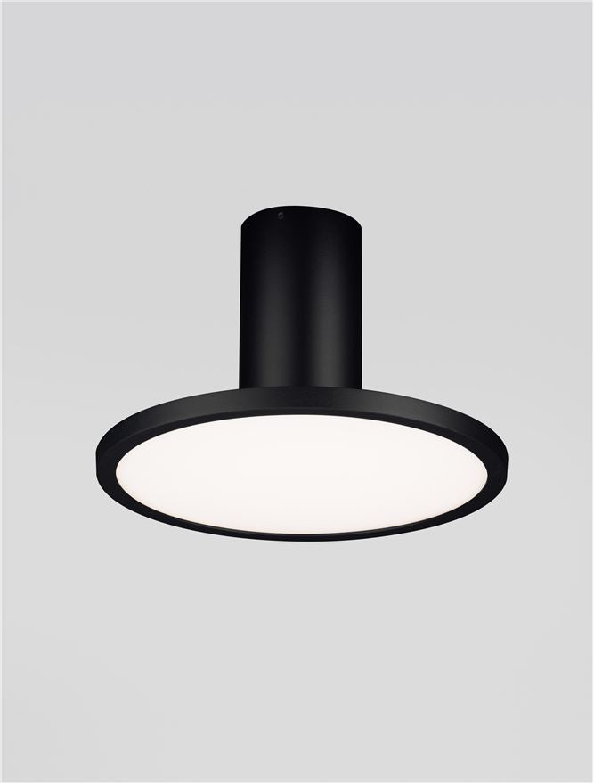 Висящо осветително тяло (пендел) EKEI LED 14W Пясъчно черен ⌀20 H21см