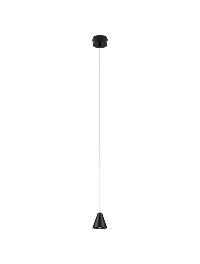 Висящо осветително тяло (пендел) IRMOS LED 5W 220-240V Пясъчно черен алуминий ⌀6 H191см