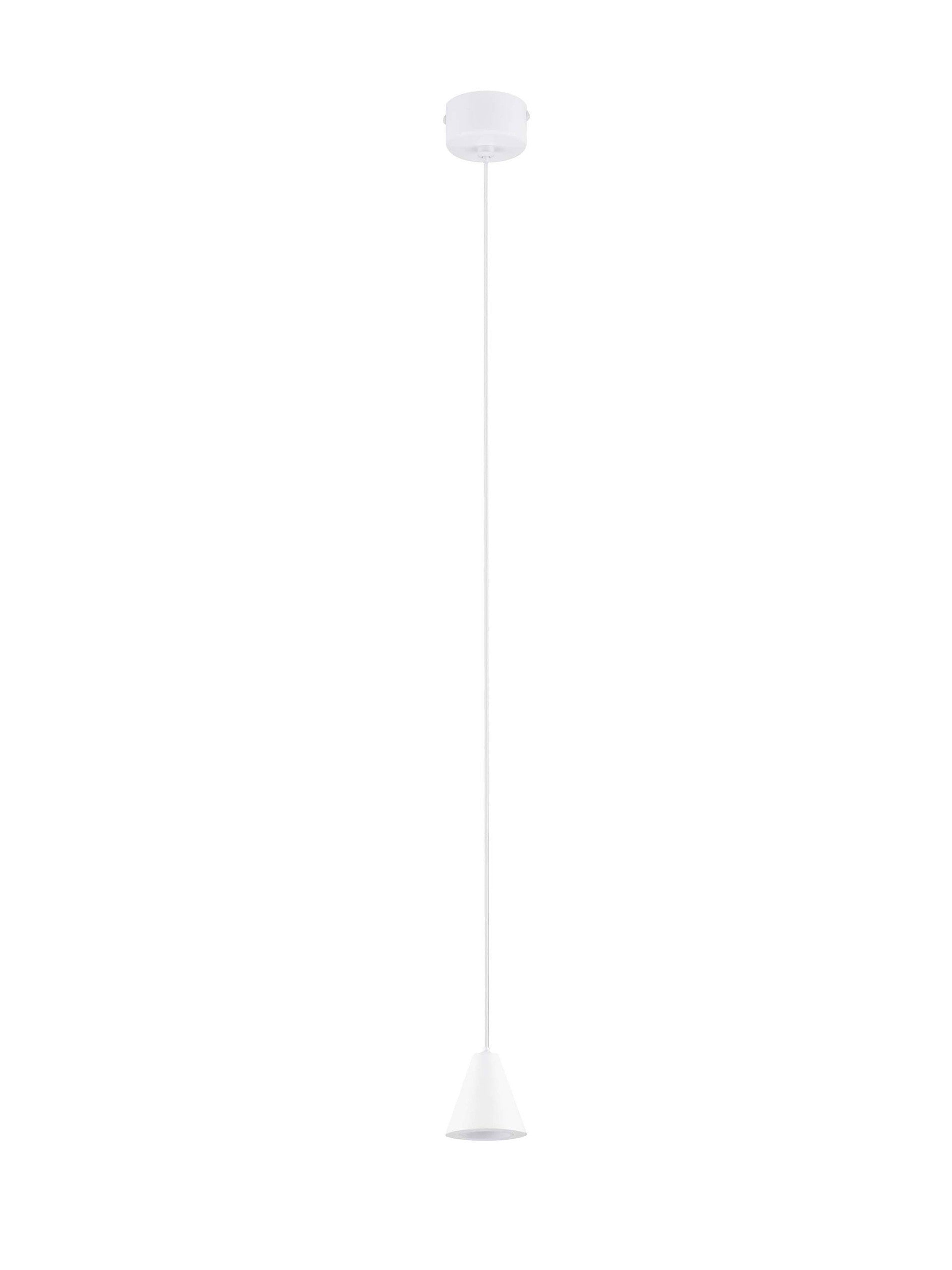 Висящо осветително тяло (пендел) IRMOS LED 5W 220-240V Пясъчно бял алуминий ⌀6 H191см