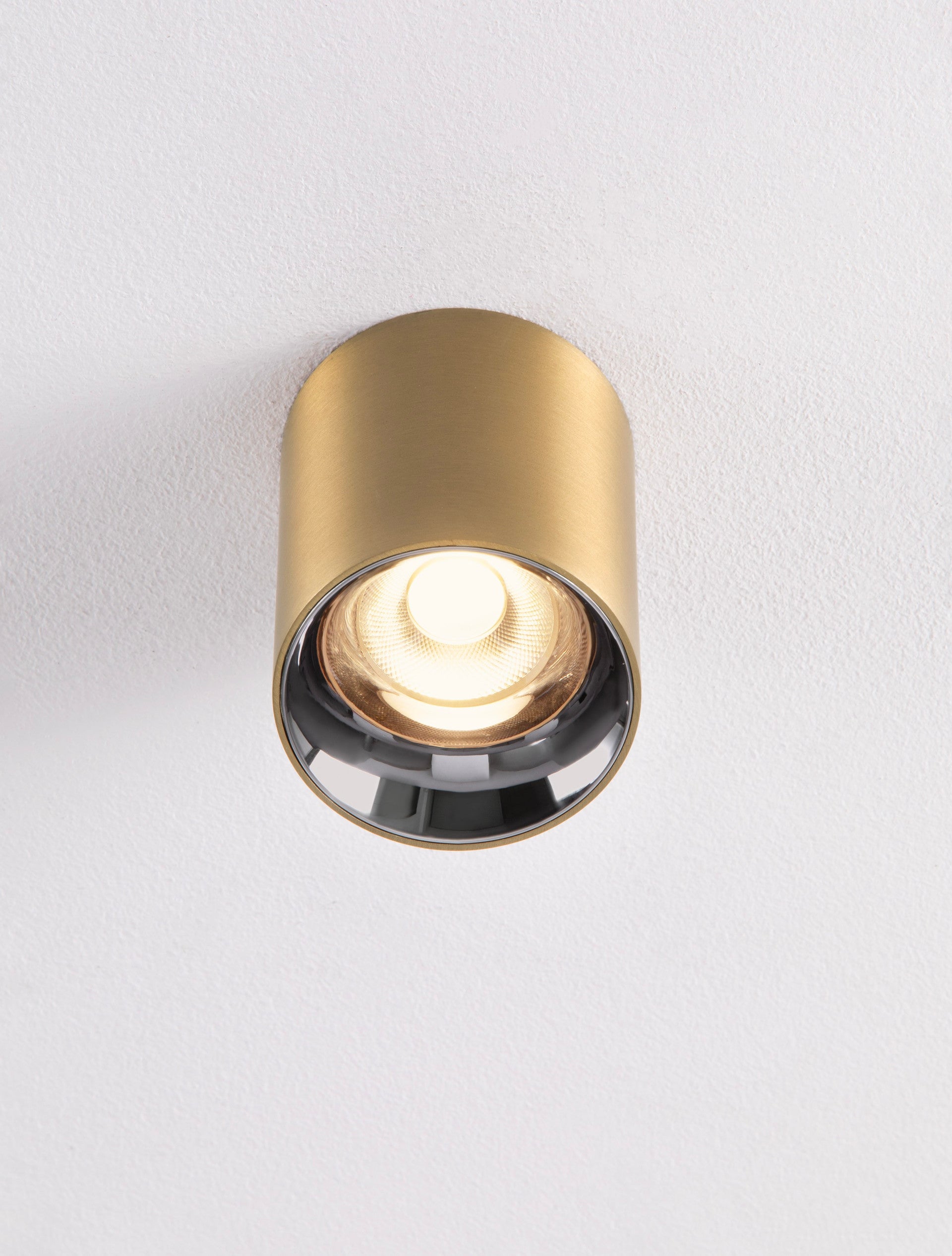 Висящо осветително тяло (пендел) ANETO 10W LED Матов златист алуминий ⌀7.2