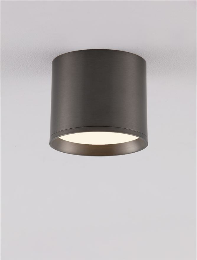 Висящо осветително тяло (пендел) ZIAZA 10W LED Черен никел алуминий ⌀10