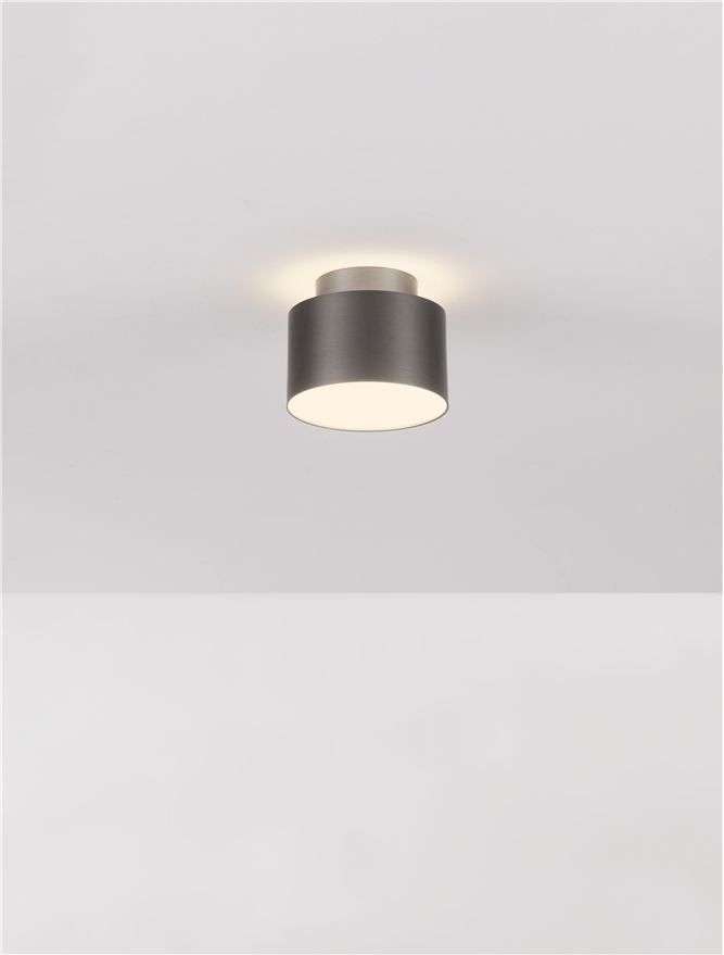 Висящо осветително тяло (пендел) OZEN 16W LED Черен никел алуминий нагоре-надолу ⌀11