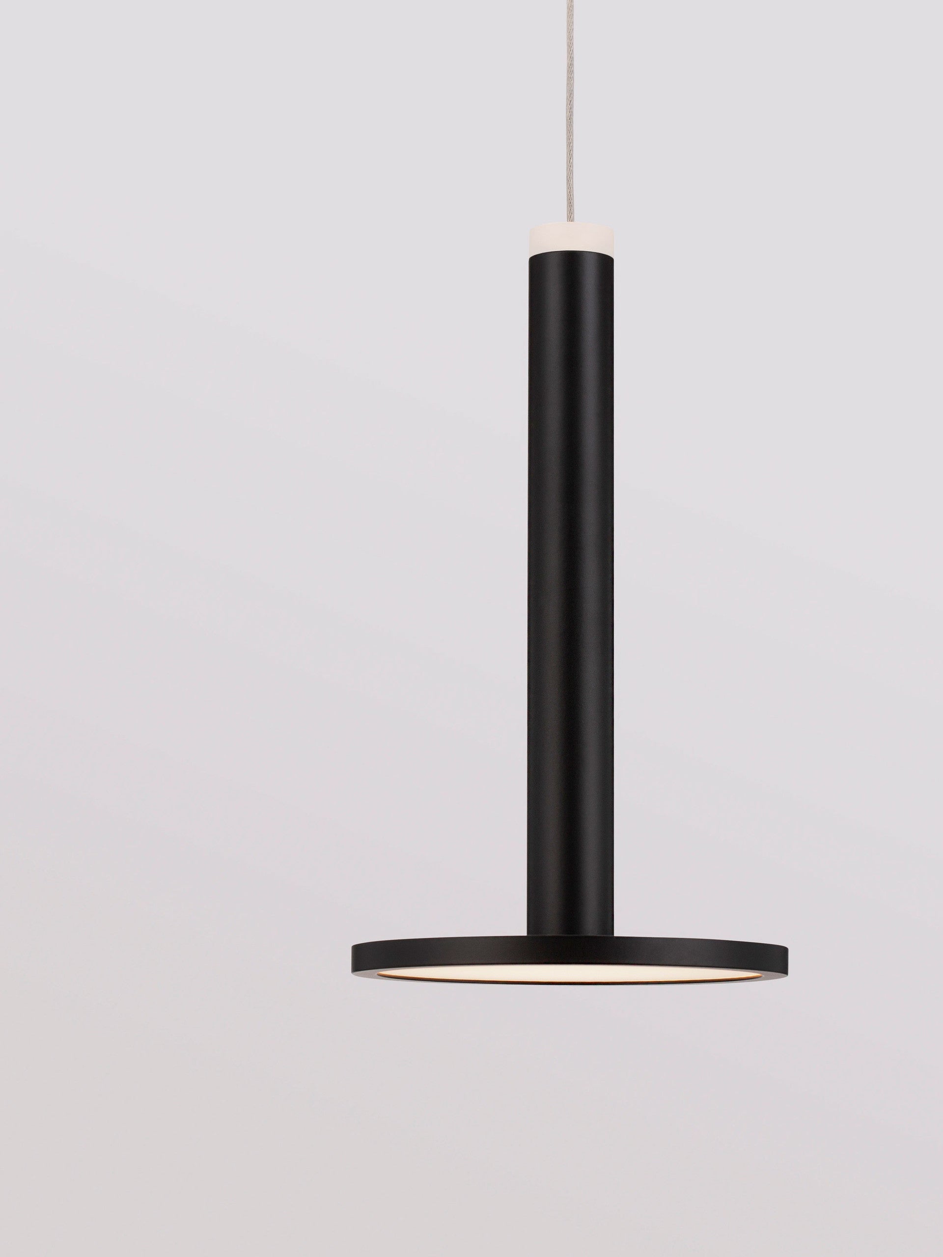 Пендел PALENCIA LED 10W 230V, черен мат метал, регулируема височина, ⌀15 H160см