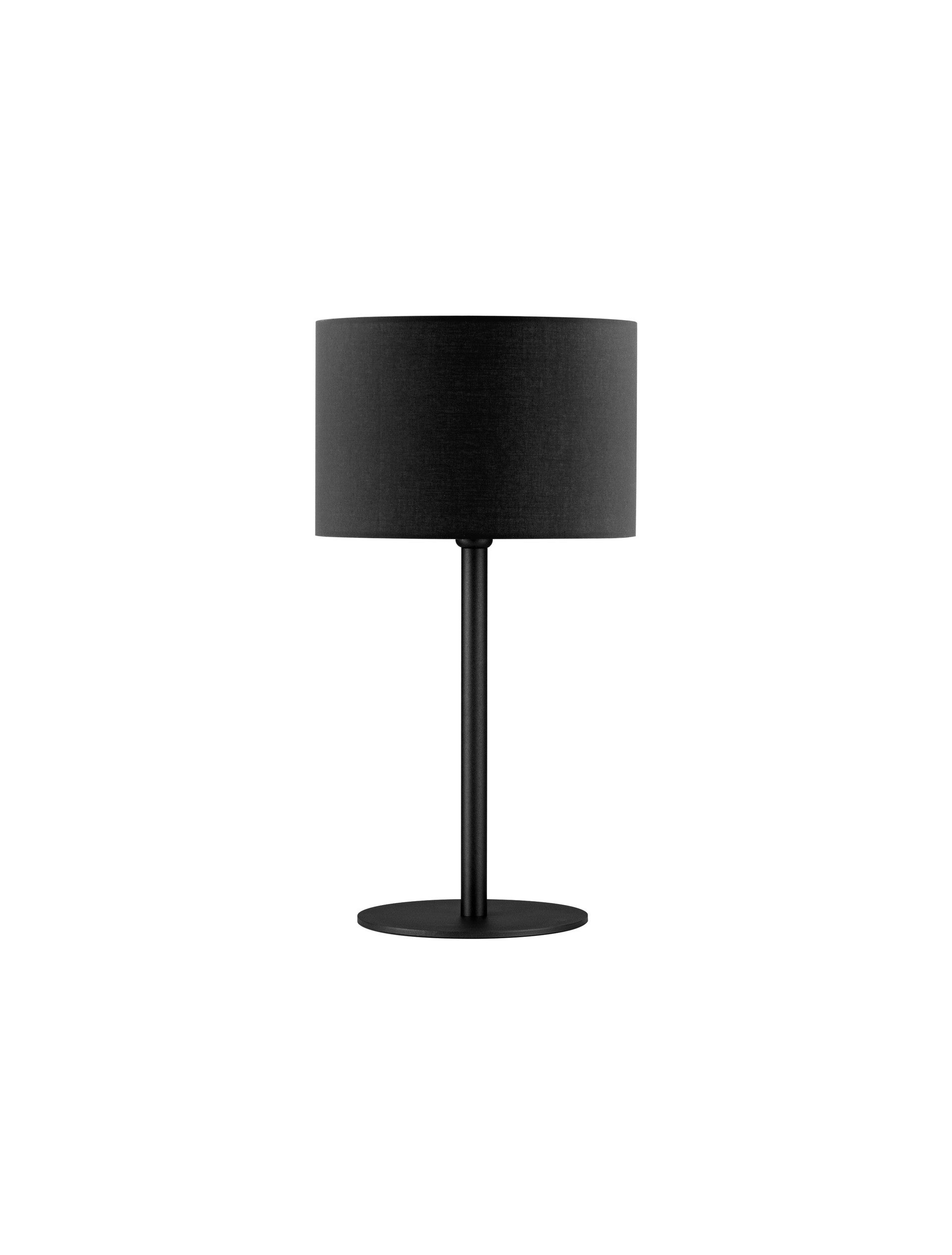 Висяща лампа SIBNIA LED E27 12W, пясъчно черен метал и текстил, ⌀30 H58см