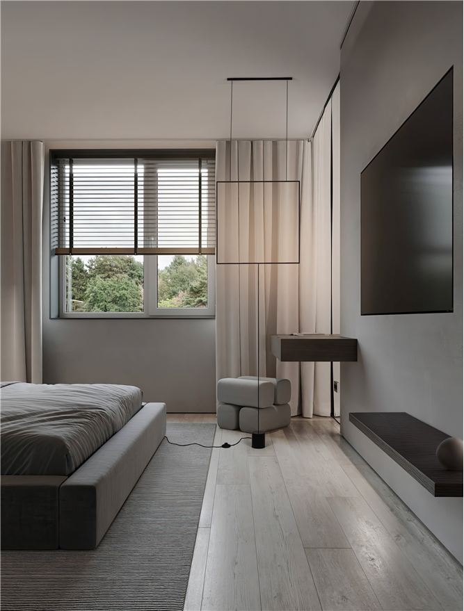 Висящо осветително тяло (пендел) DAHLIA 25W LED Пясъчно черен алуминий