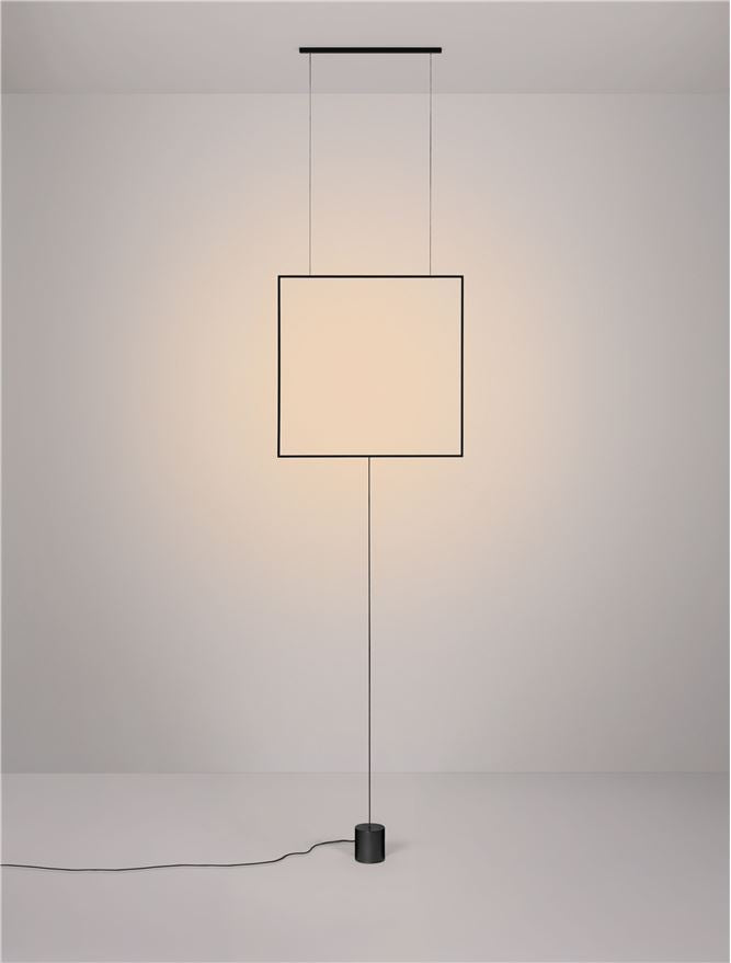Висящо осветително тяло (пендел) DAHLIA 25W LED Пясъчно черен алуминий