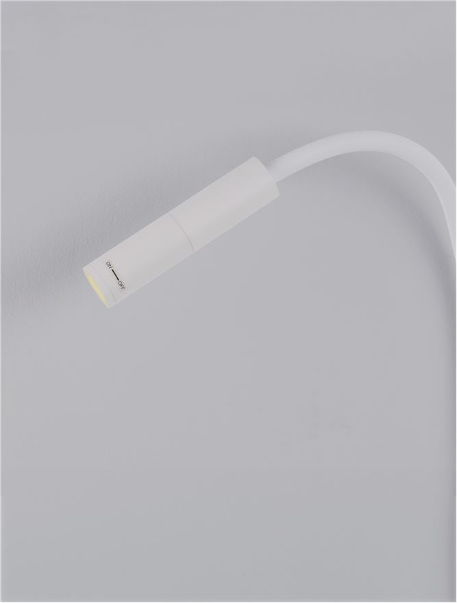 Висящо осветително тяло (пендел) SONICA 6W LED Пясъчно бял алуминий L8.5 H56см