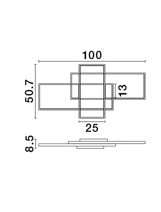 Висящо осветително тяло (пендел) CLEA 58W 2700-5000K Пясъчно бял алуминий