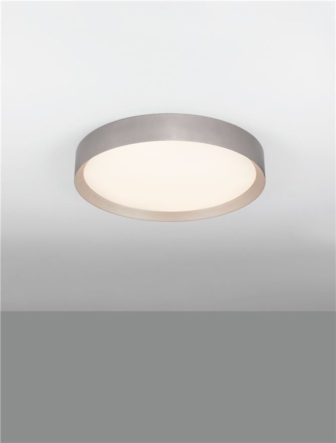 Висящо осветително тяло (пендел) LUTON 47W LED Кафяв алуминий матово бял акрил ⌀55 H8.5см