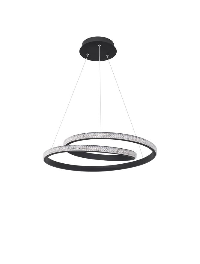 Висящо осветително тяло (пендел) GRANIA 25W Пясъчно черен