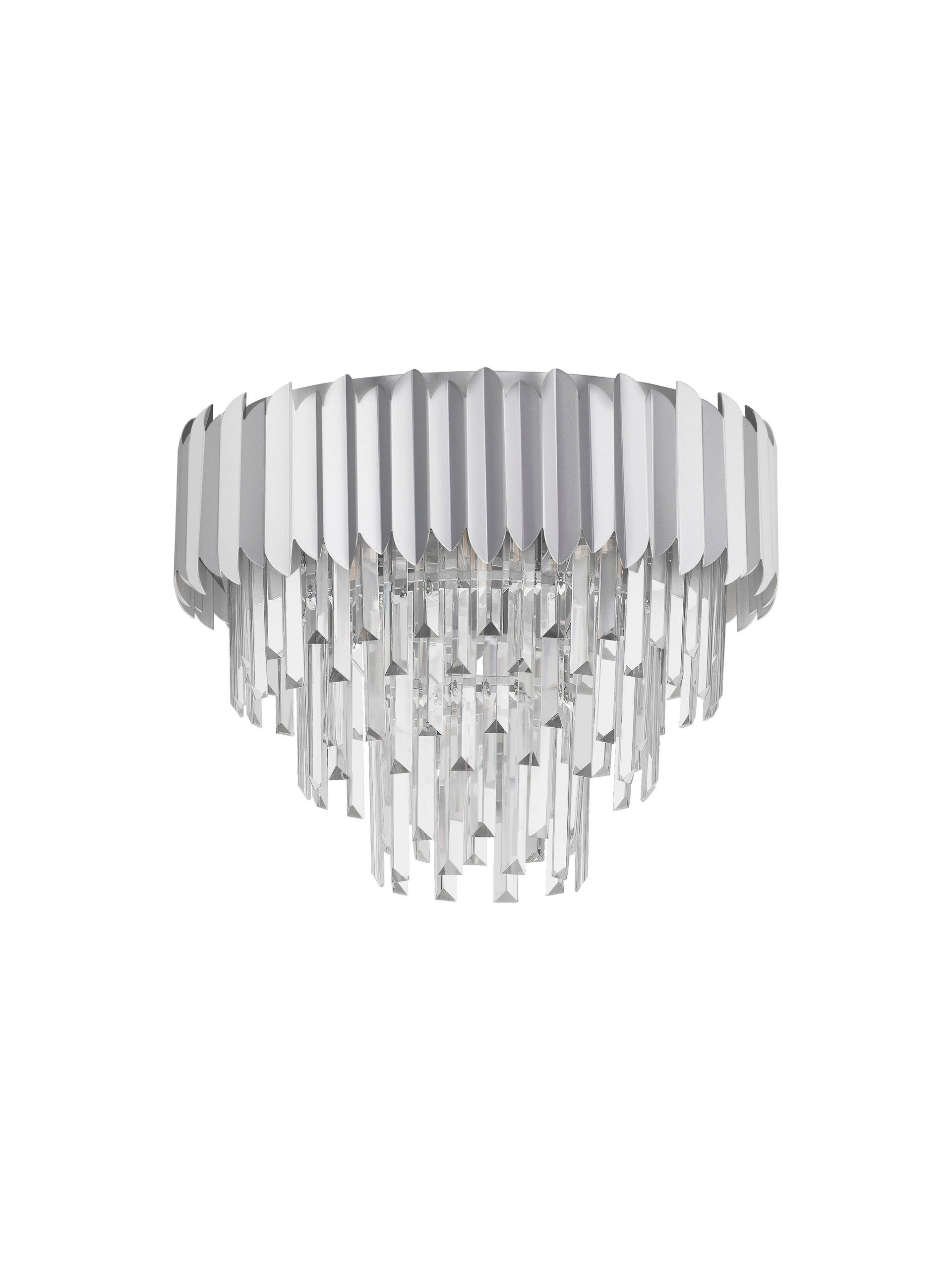 Висящо осветително тяло (пендел) MAGNOLIA 30W E14 6x5W Хромиран алуминий и кристал ⌀50 H39.5см