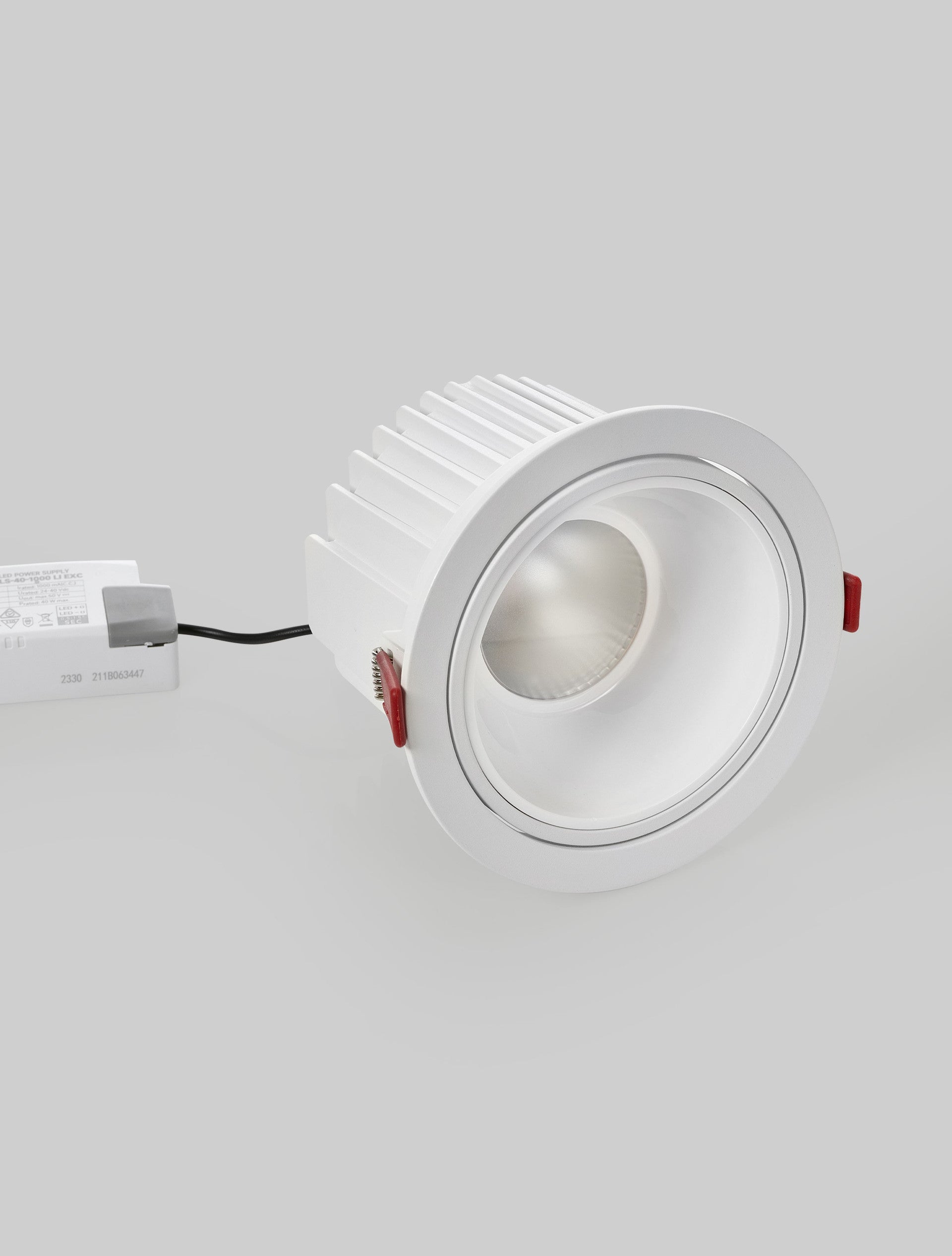 Техническо осветление VULCAN 40W LED Матов бял алуминий 3000K D15 H9.6см