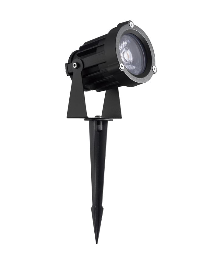 Градинска лампа QUICK 13W Пясъчно черен алуминий