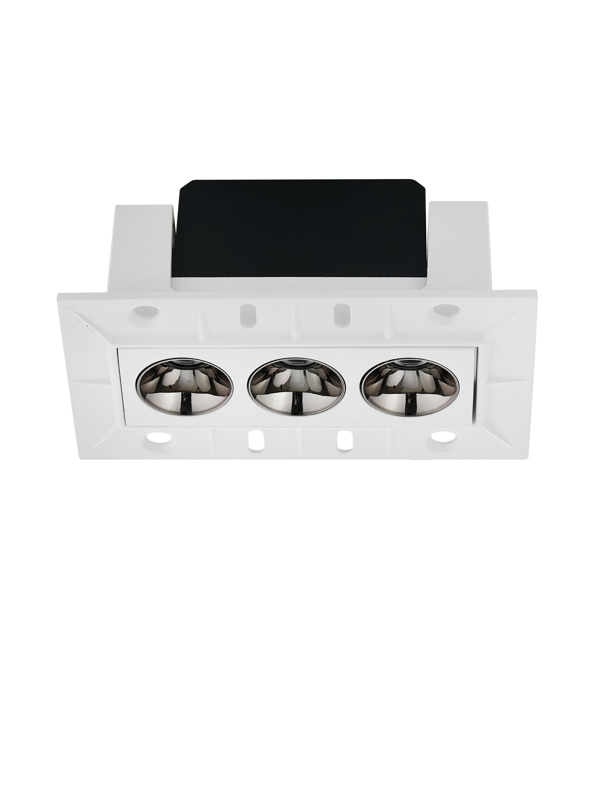 LED спот GONO 8W Бял корпус Черен рефлектор Алуминий