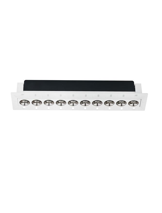 LED спот GONO 20W Бял корпус Черен рефлектор Алуминий
