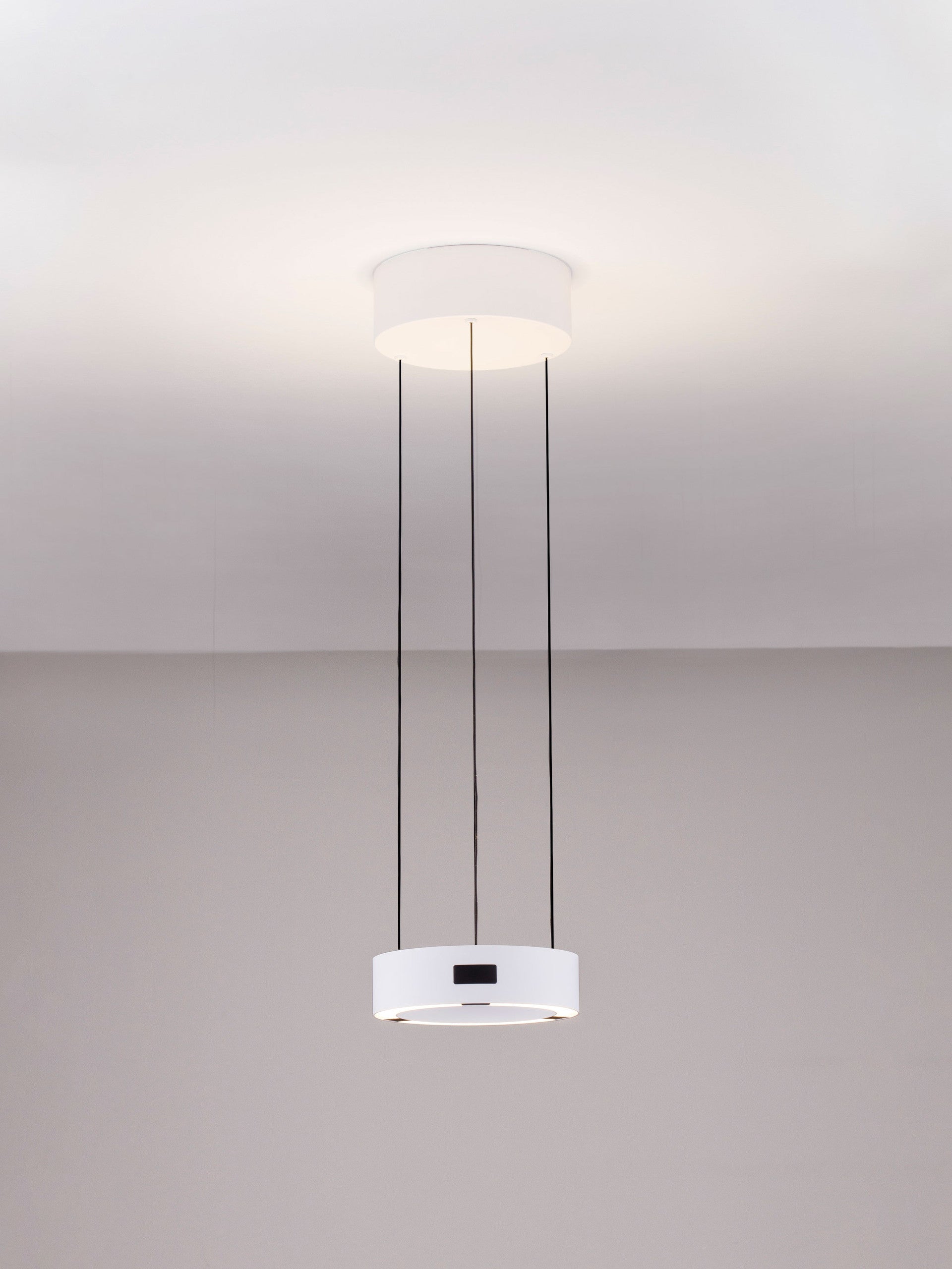 Висящо осветително тяло (пендел) AFI LED 24W Триак димируем Матово бял ⌀20 H280см