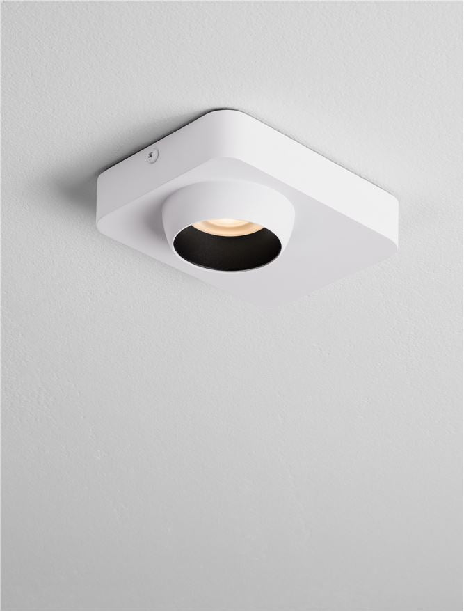Висящо осветително тяло (пендел) KEDROS LED 9W Матово бял L14 W11 H5см