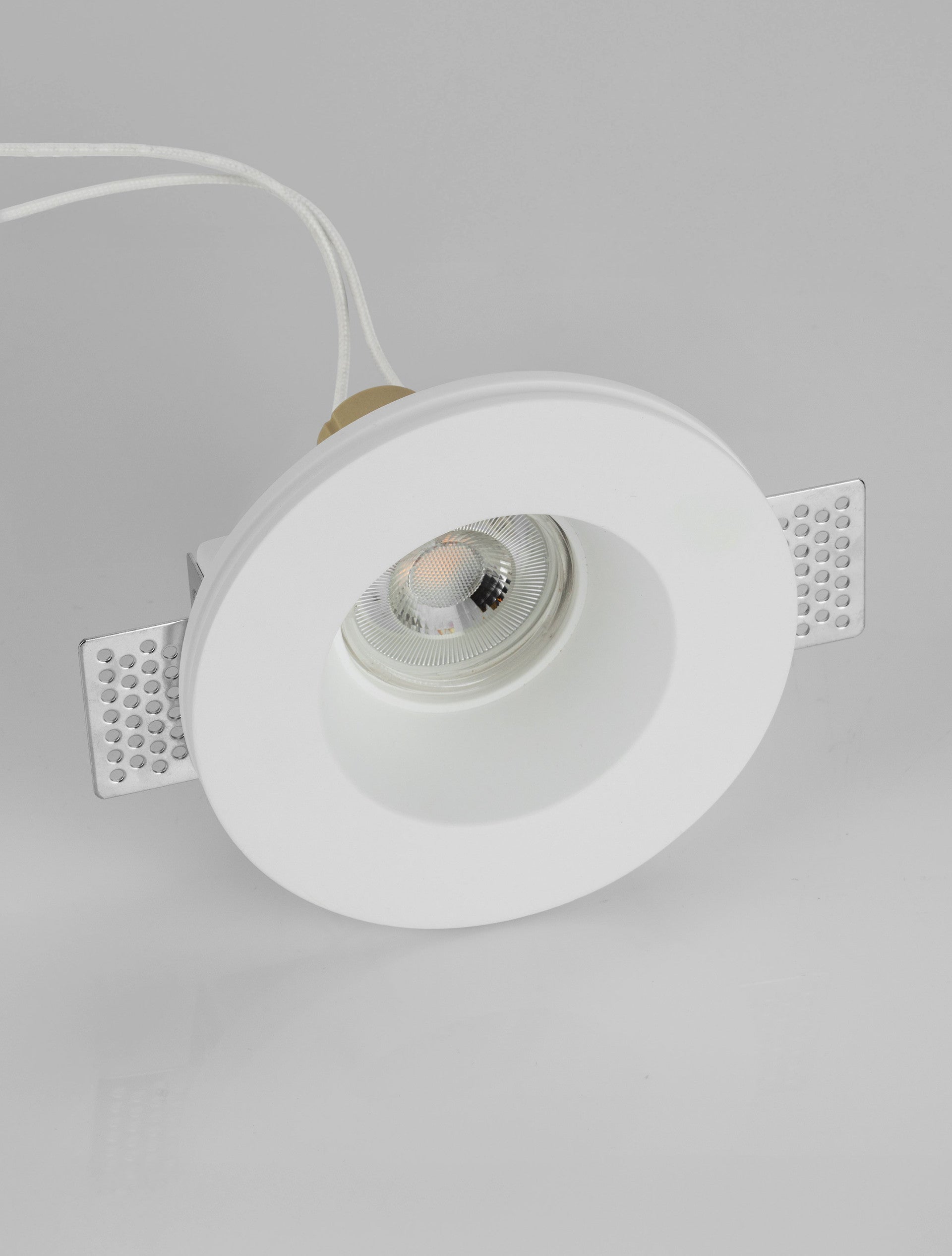 Техническо осветление INSET 35W Бял гипс GU10 IP20