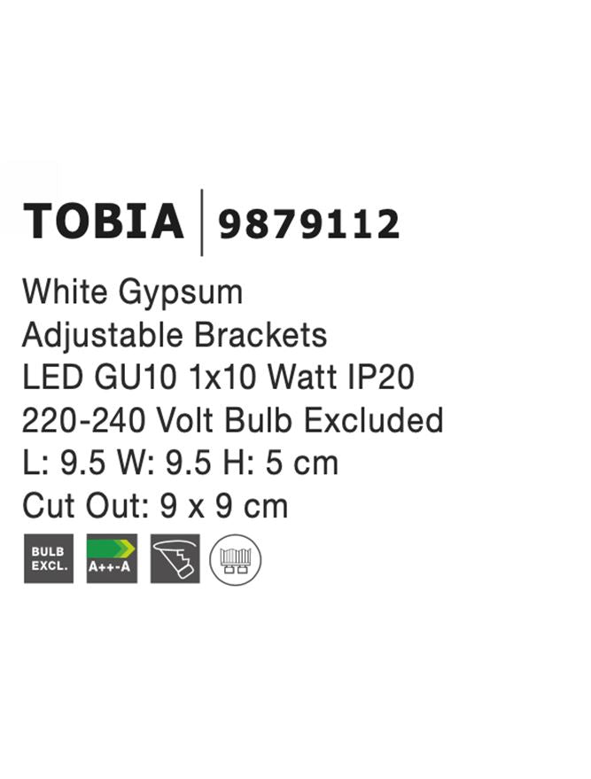 Техническо осветление COSIMO 35W Бял гипс GU10