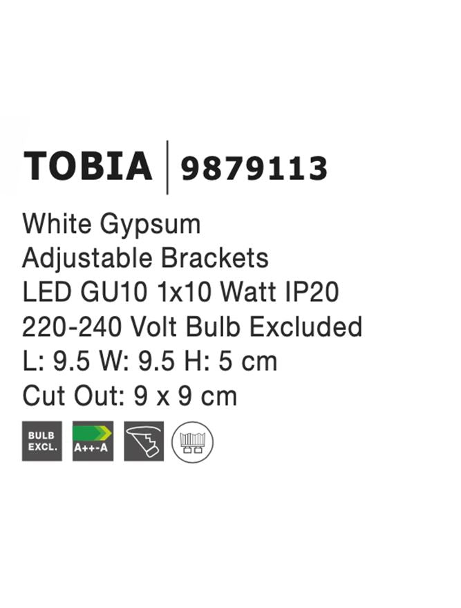 Техническо осветление COSIMO 35W Бял гипс GU10