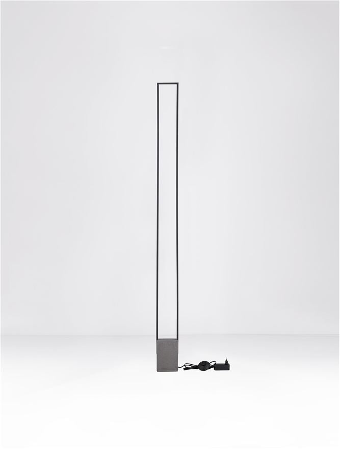 Висящо осветително тяло (пендел) LITHOS 26W LED Черен Цимент и тъмен антрацит алуминий