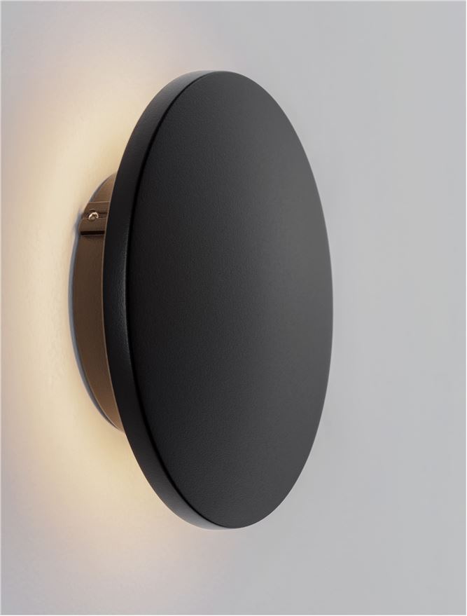 Градинска лампа COPPER 7W Пясъчно черен алуминий IP65
