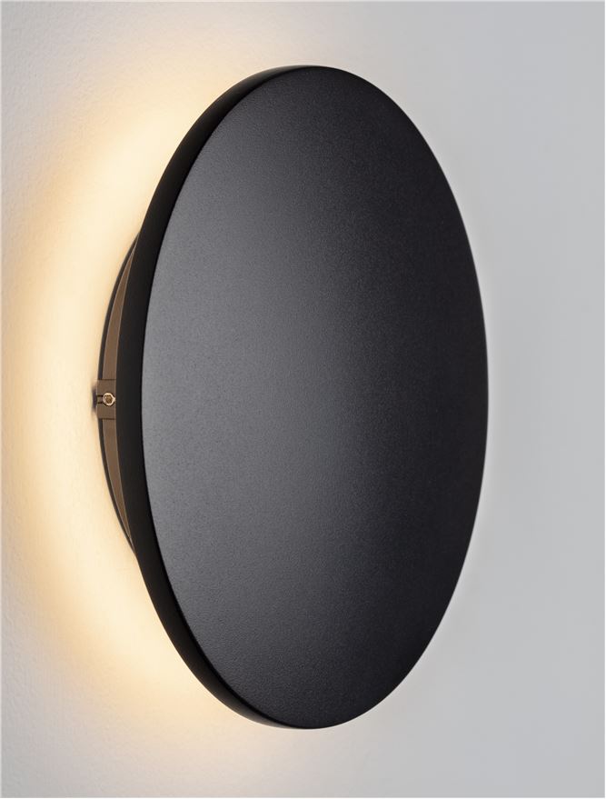 Градинска лампа COPPER 9W Пясъчно черен алуминий IP65