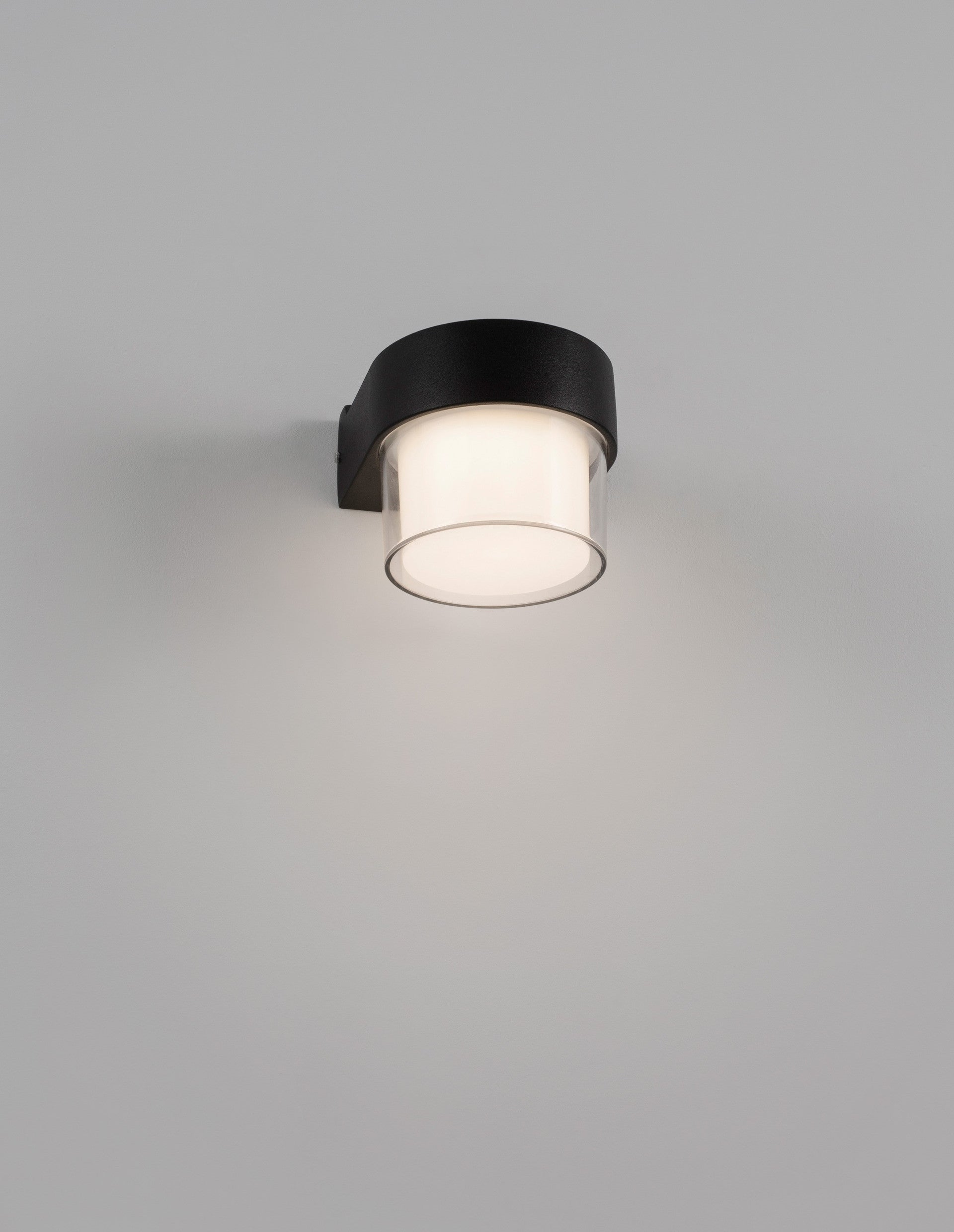 Външен аплик DARF 5W LED Пясъчно черен алуминий и ABS IP65 3000K
