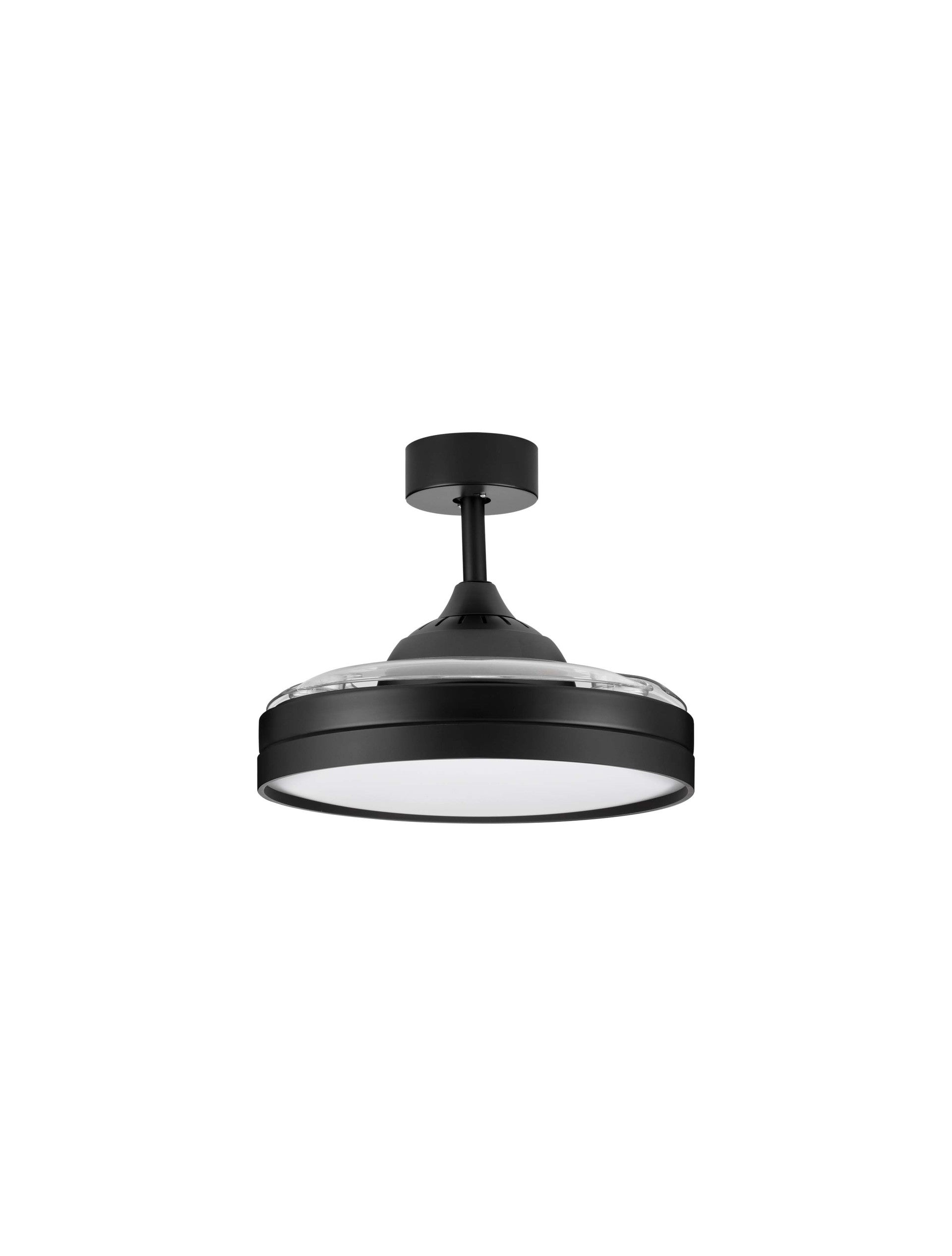 Висящо осветително тяло (пендел) NEVMA 36W LED Матово черен метал и ABS