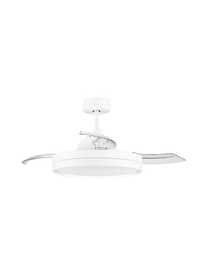Висящо осветително тяло (пендел) NEVMA 36W LED Матово бял метал и ABS