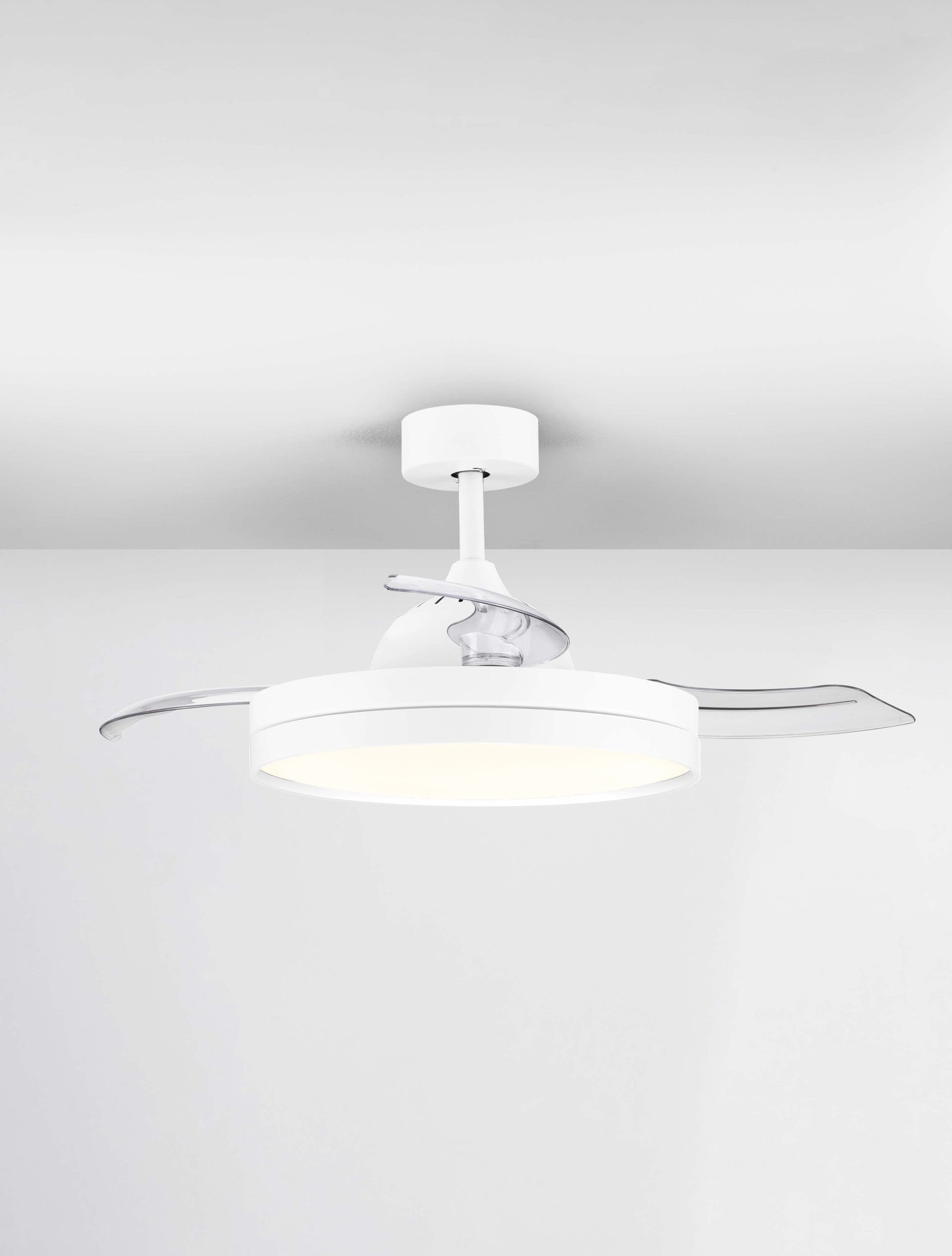 Окачена лампа NEVMA 36W LED, мат бял метал и ABS