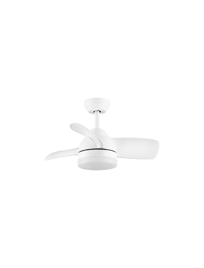 Висящо осветително тяло (пендел) NERINA 18W LED Матово бял метал и ABS, бели перки