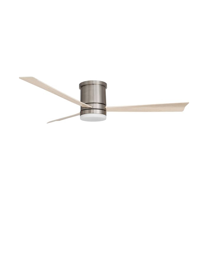 Плафон SATIN 35W Тъмен антрацит стомана и стъкло вентилатор Ø132 H25см