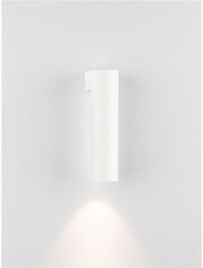 Външен аплик LUSY 5W LED Пясъчно бял алуминий и стъкло IP65 3000K