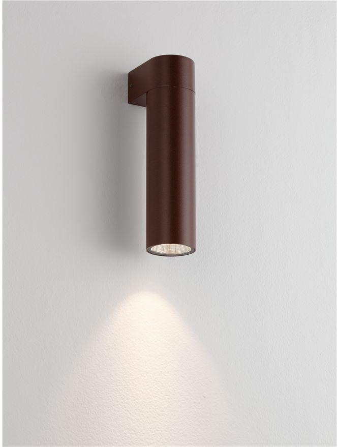 Външен аплик LUSY 5W LED Ръжда алуминий и стъкло IP65 3000K