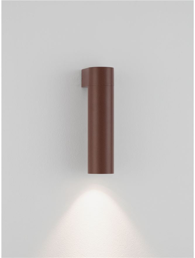 Външен аплик LUSY 5W LED Ръжда алуминий и стъкло IP65 3000K