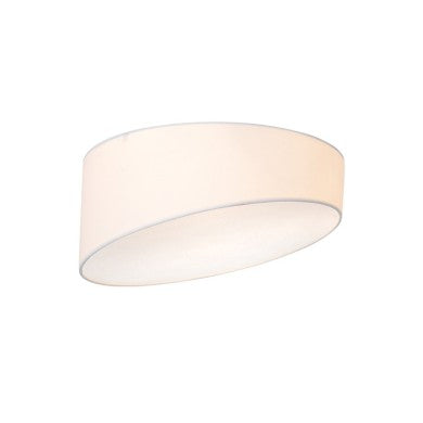 ПЛАФОН 3XE27 БЯЛА ТЪКАНА ТЪКАН+АКРИЛ Φ40ХH18CM PABLO