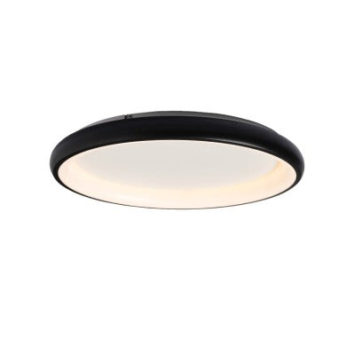плафон LED 73W CCT 5250lm черен метал D81xH8,5cm DIANA