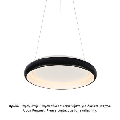 висящо осветително тяло LED 36W CCT 3470lm бял метал D41xH120cm DIANA